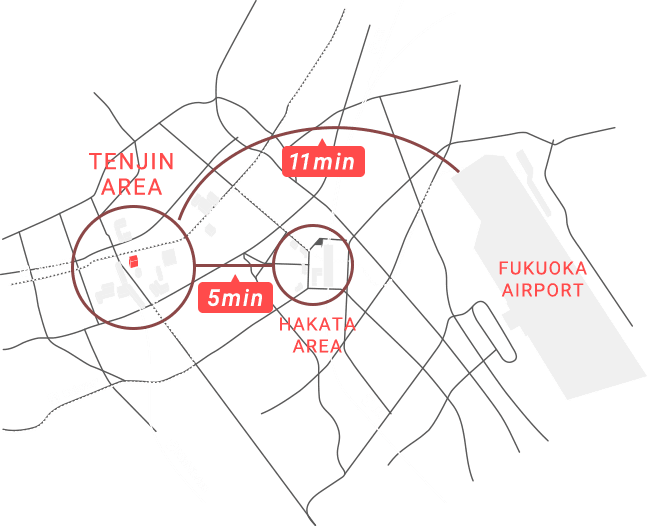 FUKUOKA CITY MAP